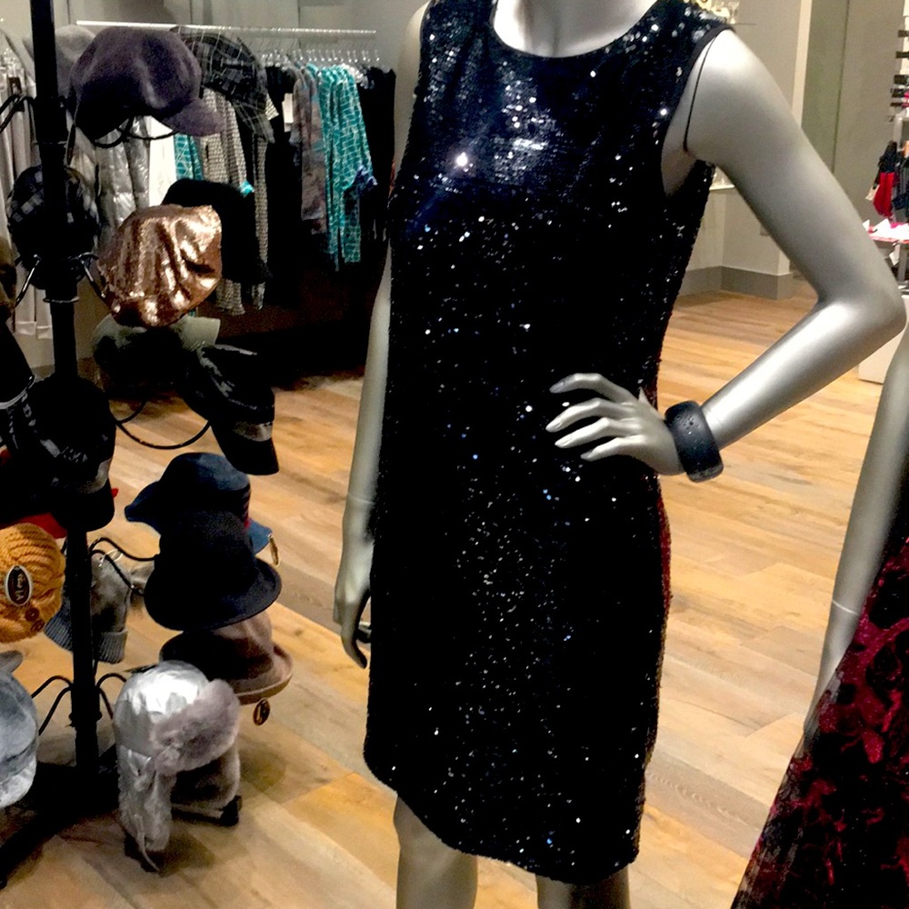 Sequin cocktail chemise